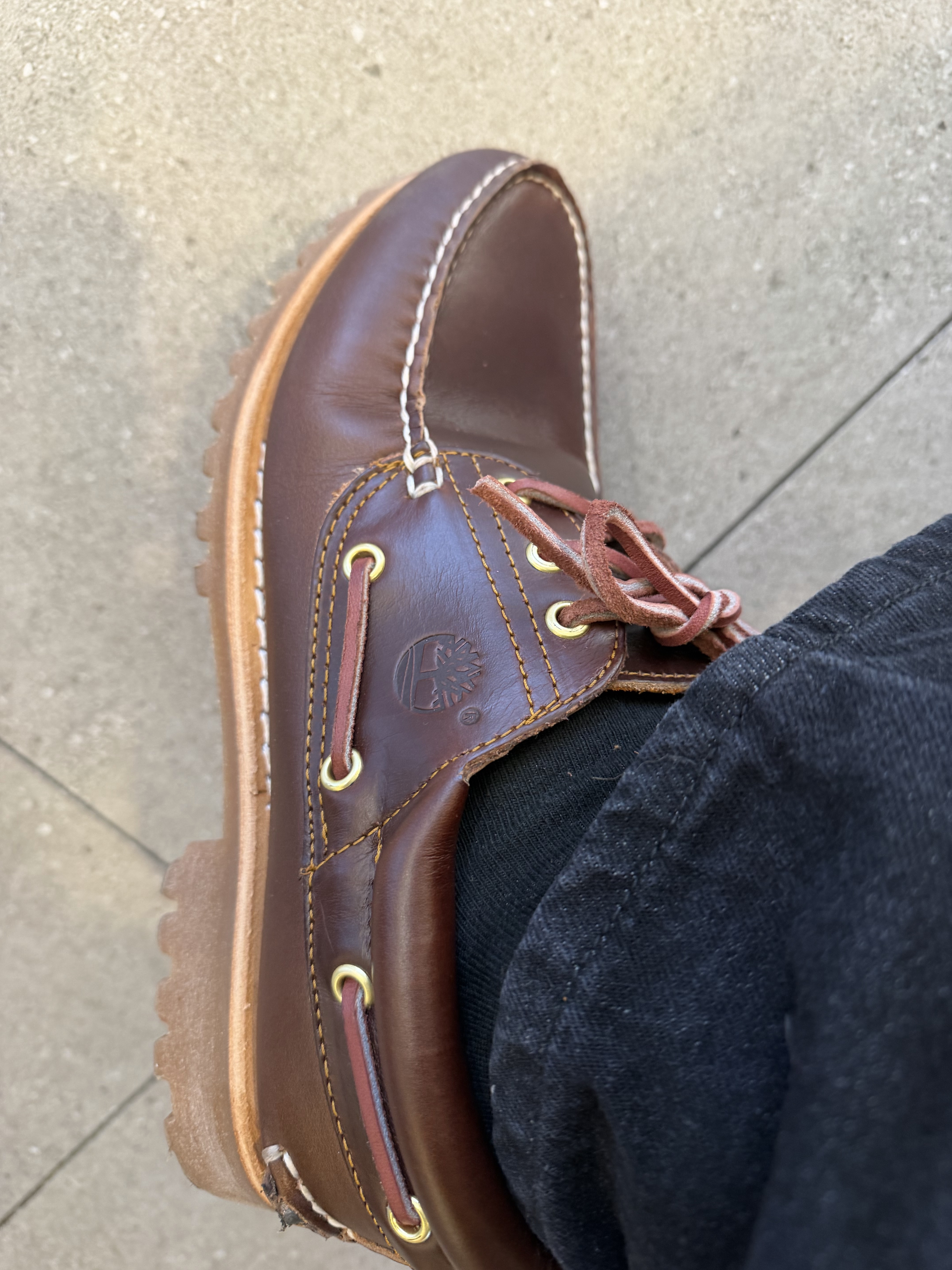 Salomon UNI Cross Insulation Jacket Seed Green, Timberland Classic 3-Eye Boat Shoes Brown - Wide 착용 스타일 - 4