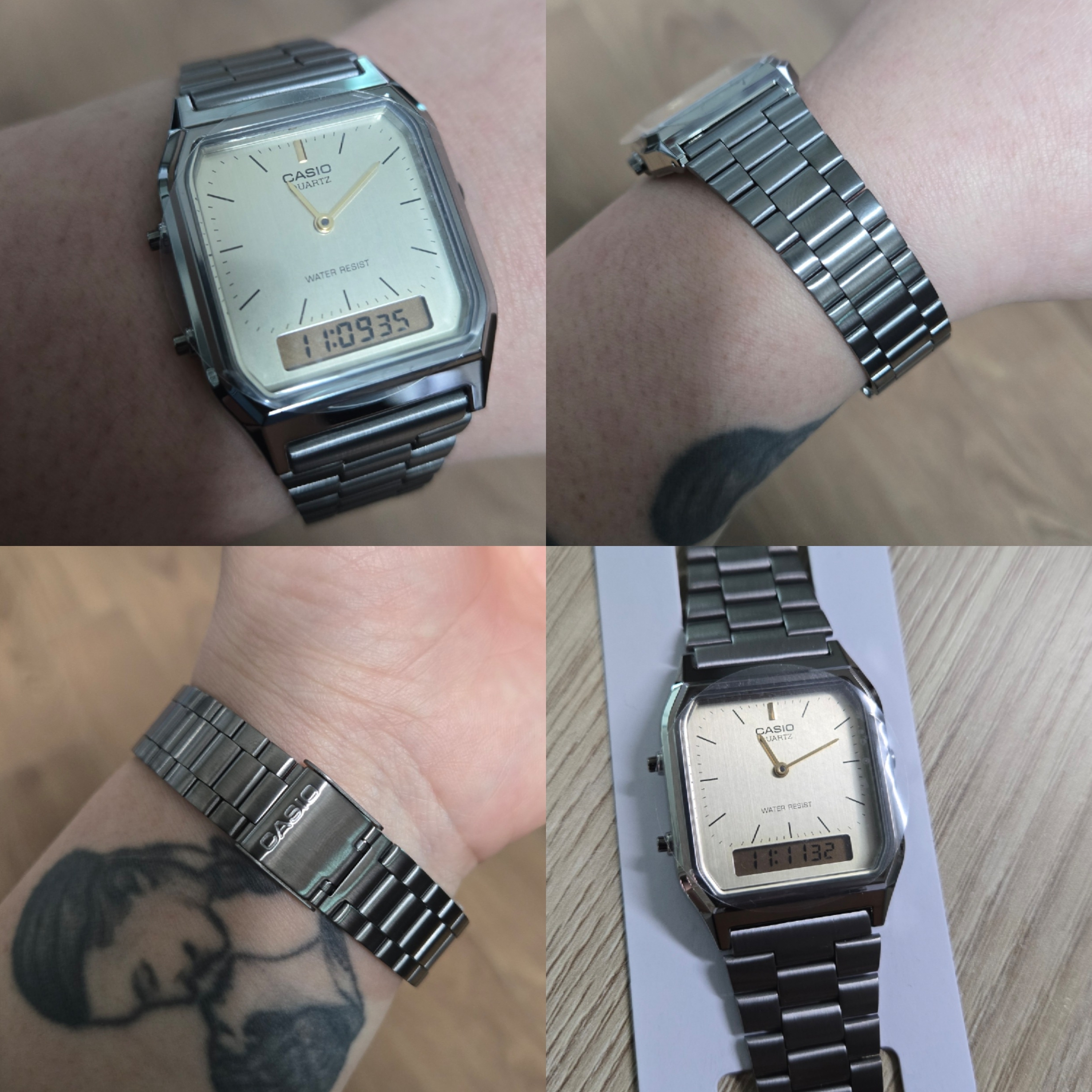 Casio AQ-230GG-9A 착용 스타일