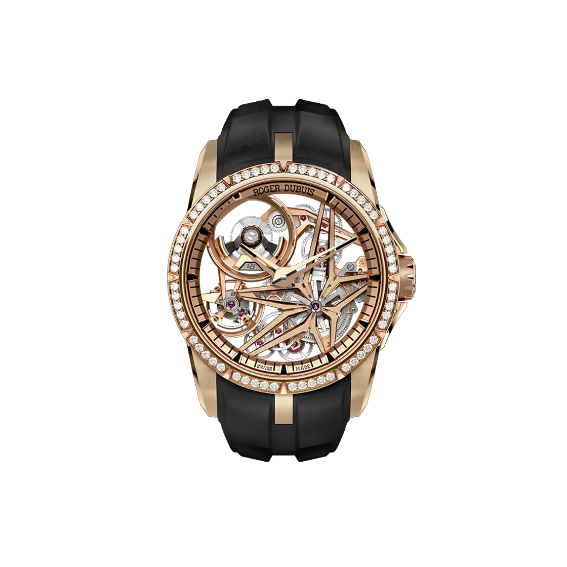 로저드뷔 엑스칼리버 모노밸런시어 42-DBEX0953 베젤다이아 스켈레톤 바 NO.7377(Roger Dubuis Excalibur Monobalancier 42 - DBEX0953 Diamond Bezel Skeleton Bar No. 7377) - 1