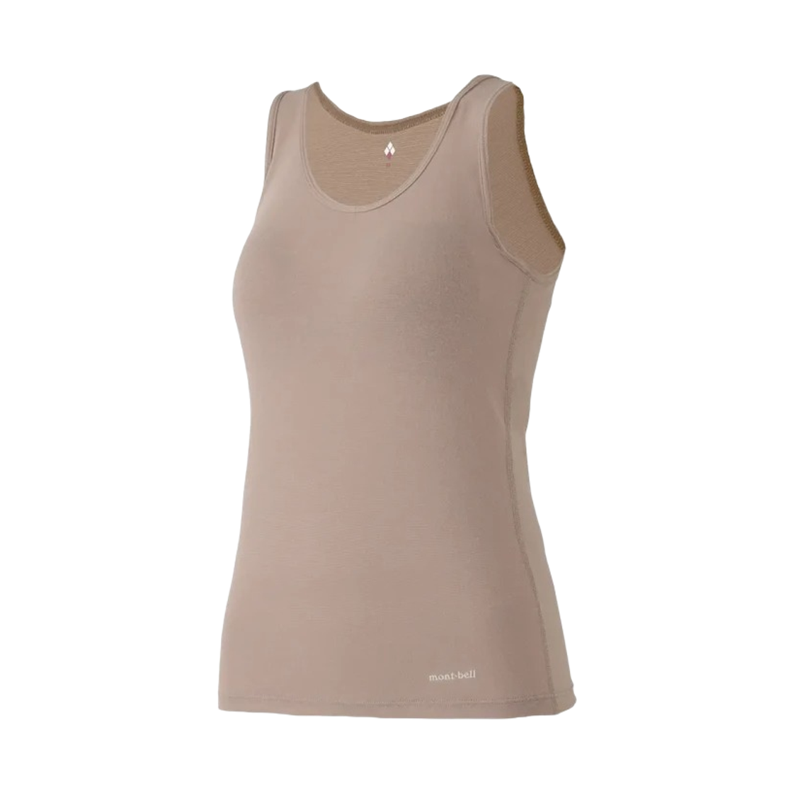 1107784 (W) Montbell Zeo-Line Light Weight Close-Fit Tank Top with Bra Tan