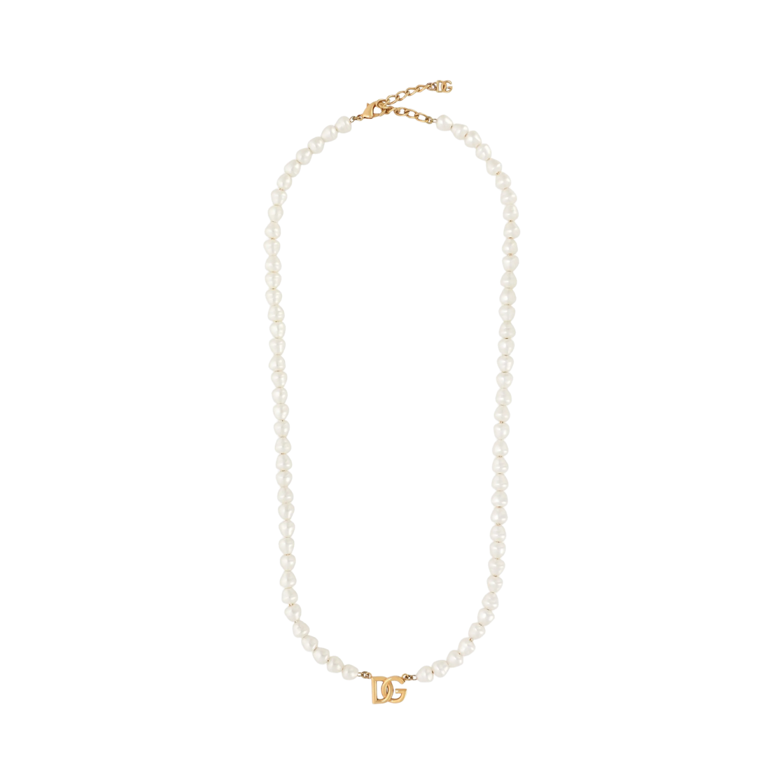 WNQ6M2W1111ZOO00 Dolce & Gabbana Mambo Necklace Gold Metal with Pearl