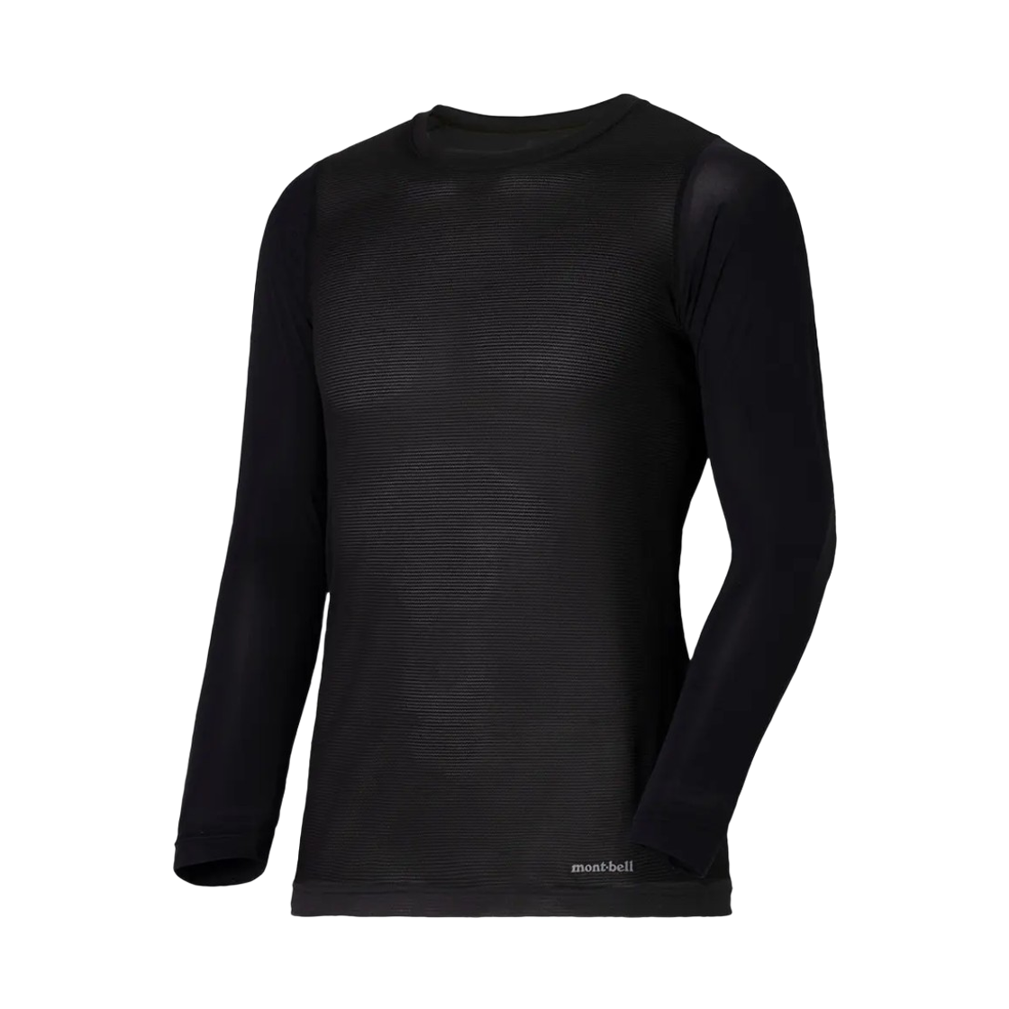 1107791 Montbell Zeo-Line Cool Mesh Slim-Fit Arm Shirt Black