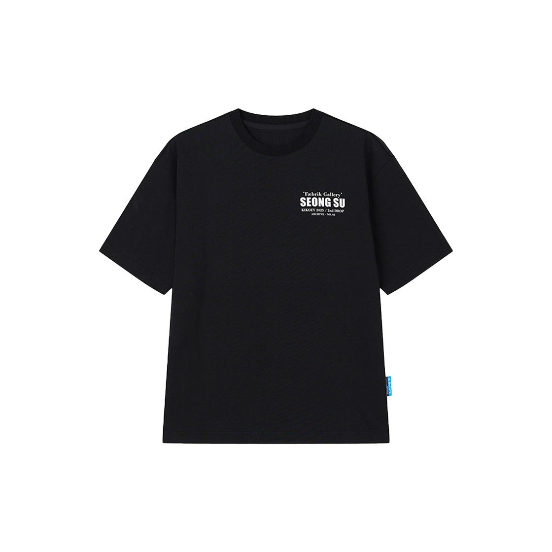 31924 Kikozy Seongsu Archive Round T-shirt Black
