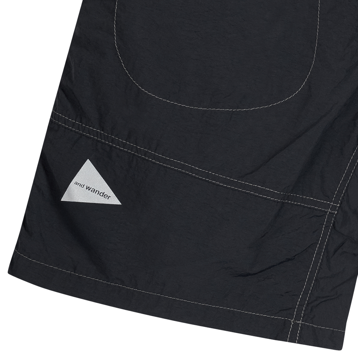 앤드 원더 041 Ny 태피터 하이커 쇼트 팬츠 블랙 - 26SS(And Wander 041 Ny Taffeta Hiker Short Pants Black - 26SS) - 6