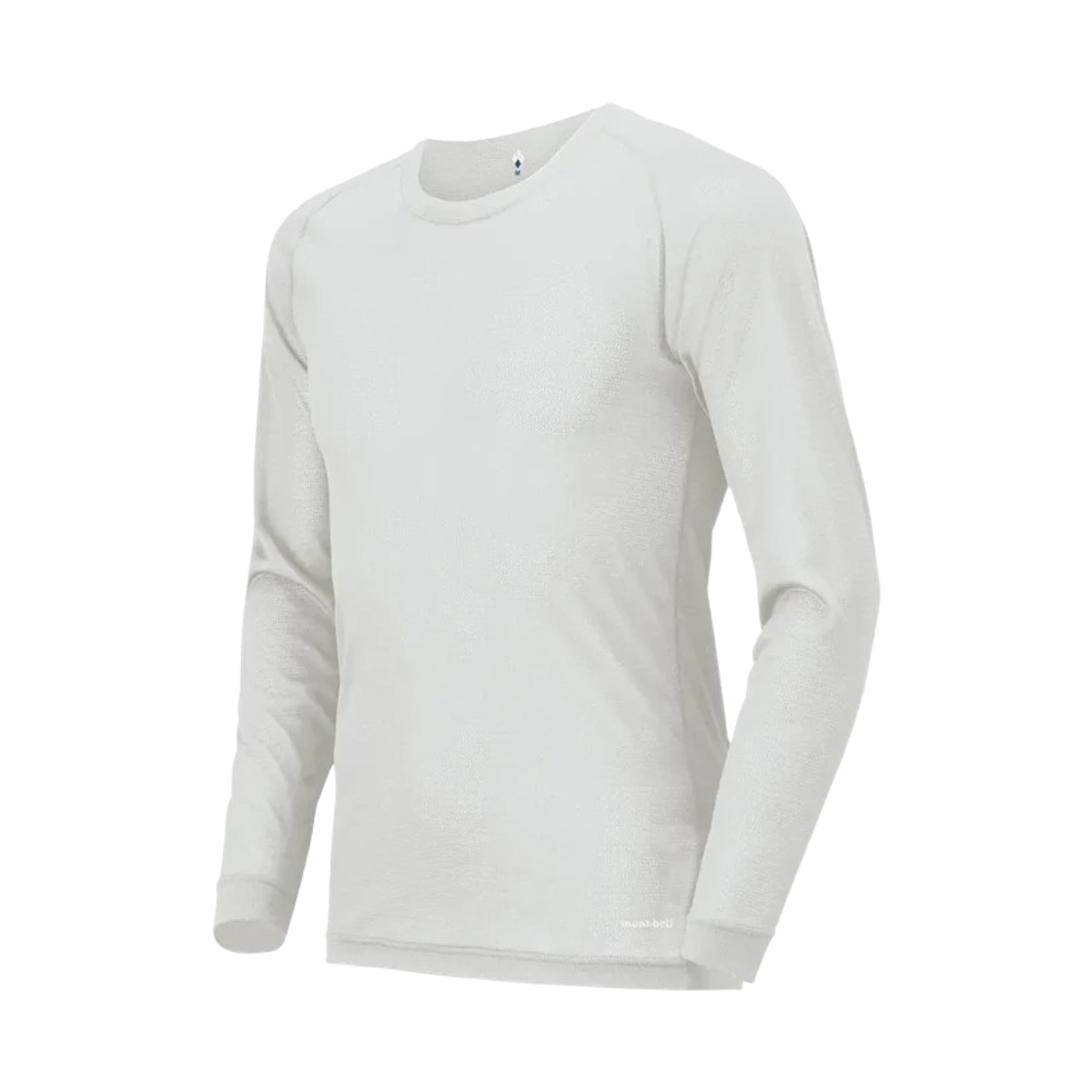 1107750 Montbell Zeo-Line Cool Mesh Round Neck Shirt Light Gray