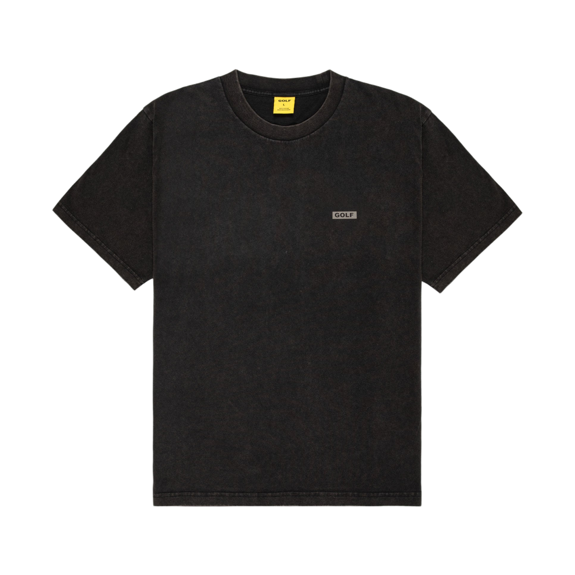 골프왕 워시드 로고 티셔츠 워시드 블랙(Golf Wang Washed Logo T-Shirt Washed Black)