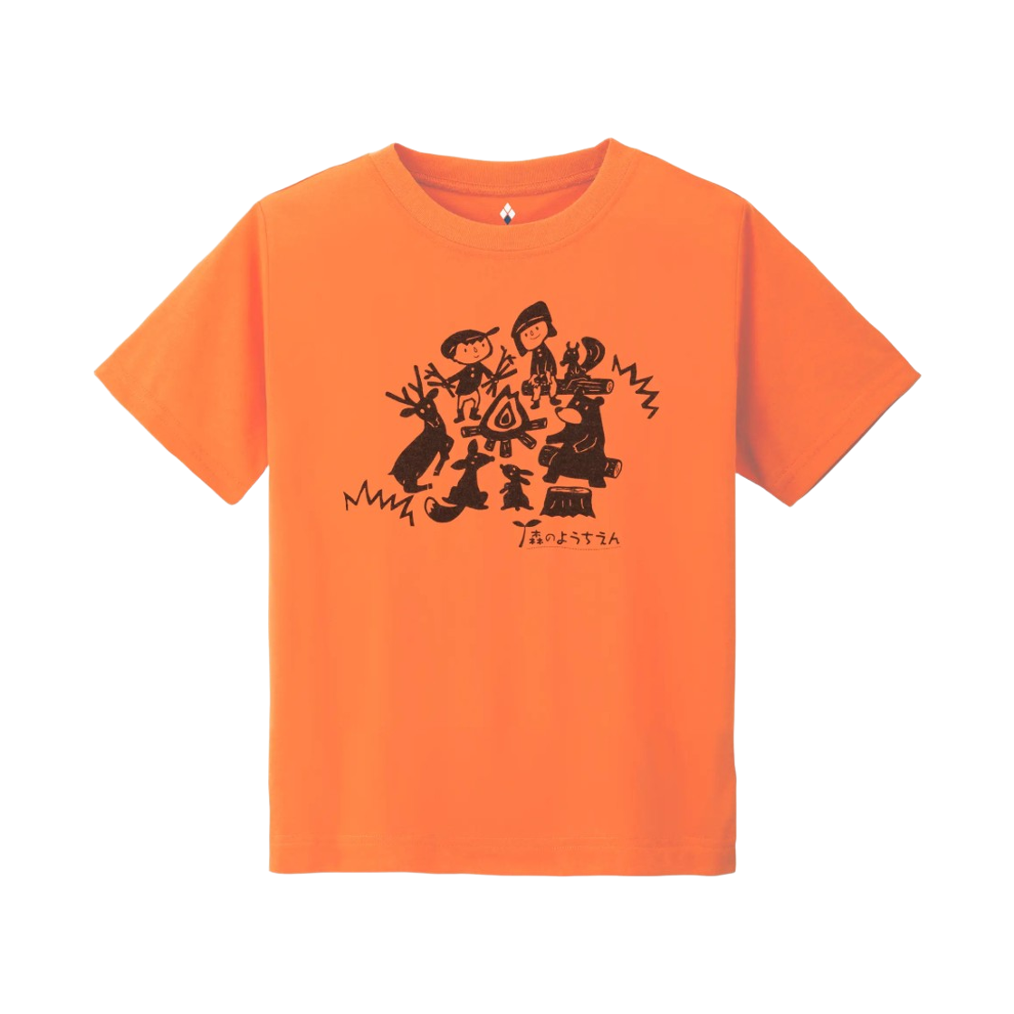 1114870 (Kids) Montbell Wickron Forest Kindergarten T-Shirt #2 Orange