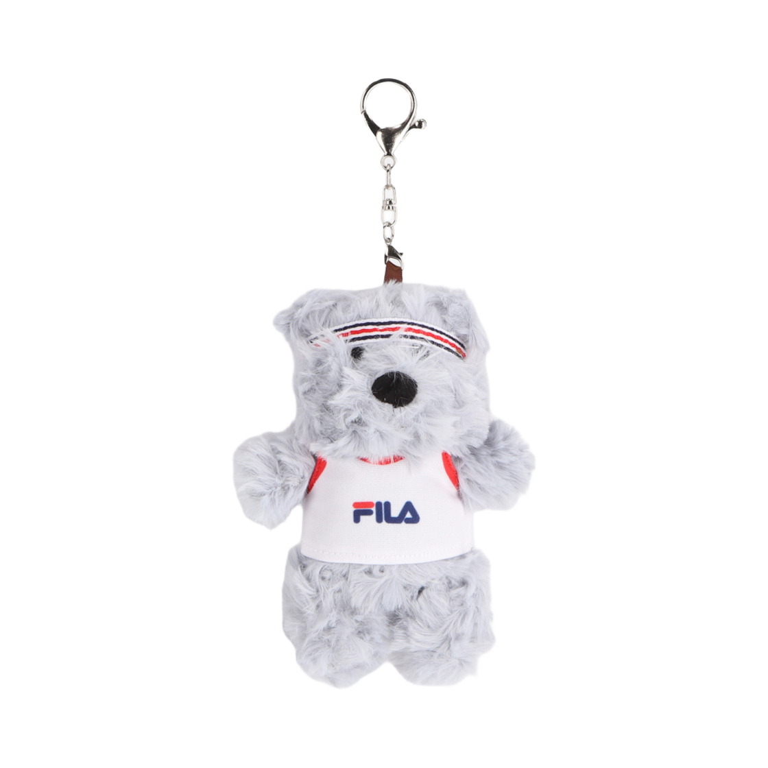 1100FS261EQ01X001442 [6% 적립] FILA Teddy Bear Keyring Light Blue