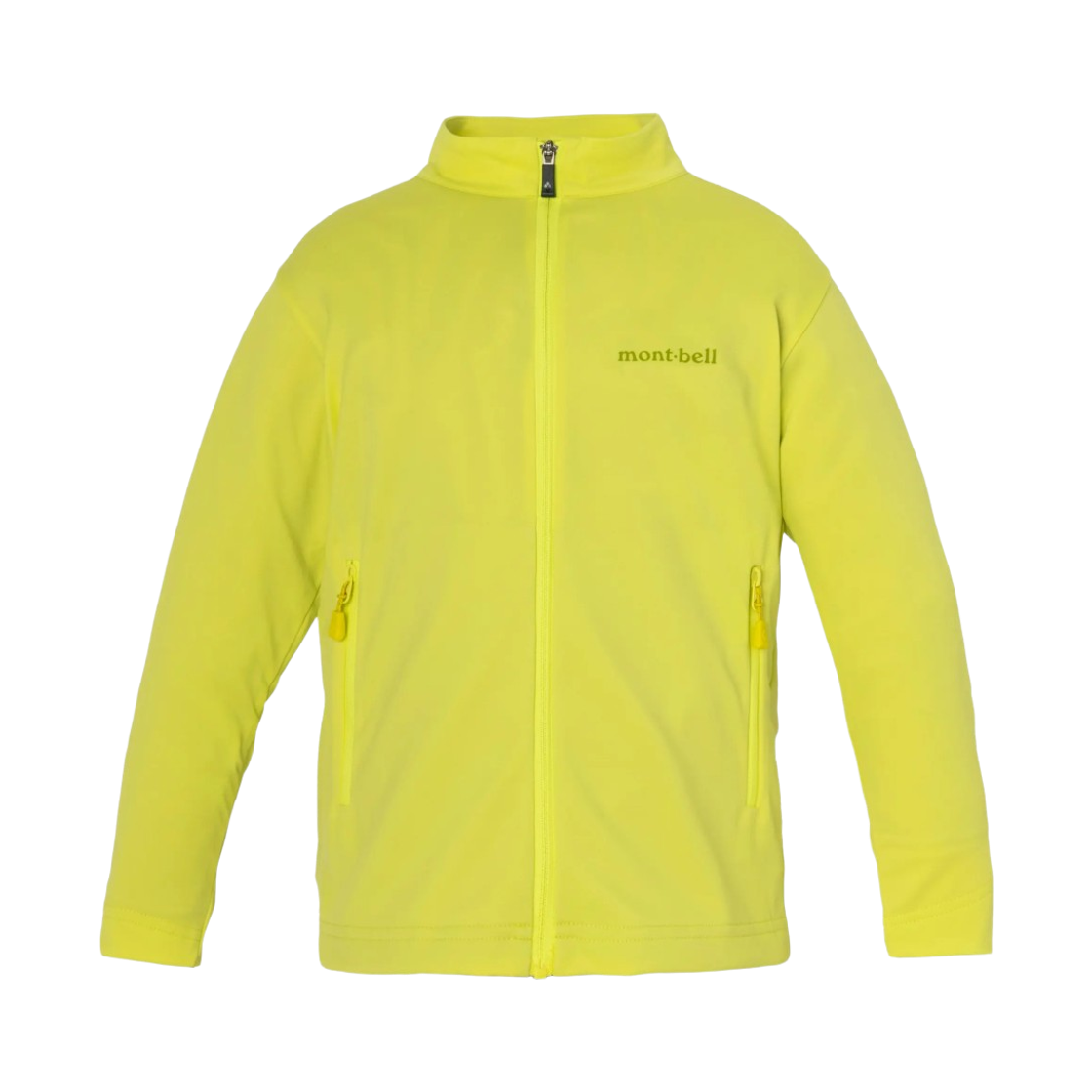 1114943 (Kids) Montbell Wickron UV-Tect Full-Zip Shirt Yellow