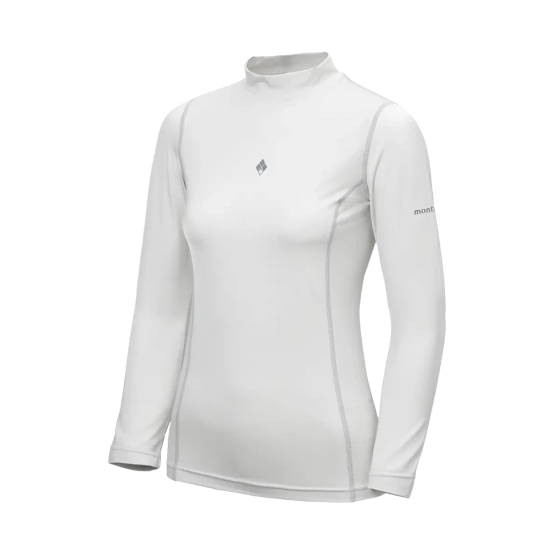 1127593 (W) Montbell Aqua Body Long Sleeve Shirt Light Gray