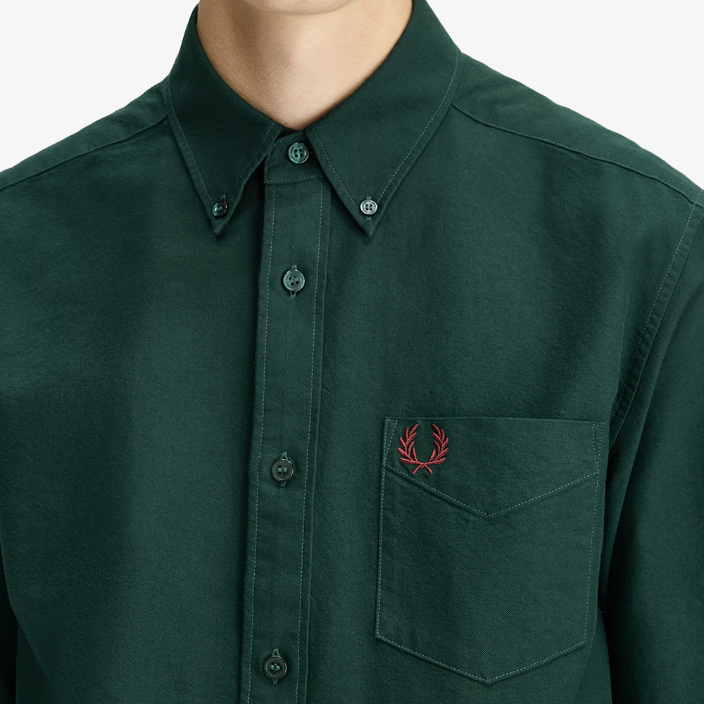 프레드페리 롱 슬리브 옥스포드 셔츠 그래스루츠(Fred Perry L S Oxford Shirt Grassroots) - 4