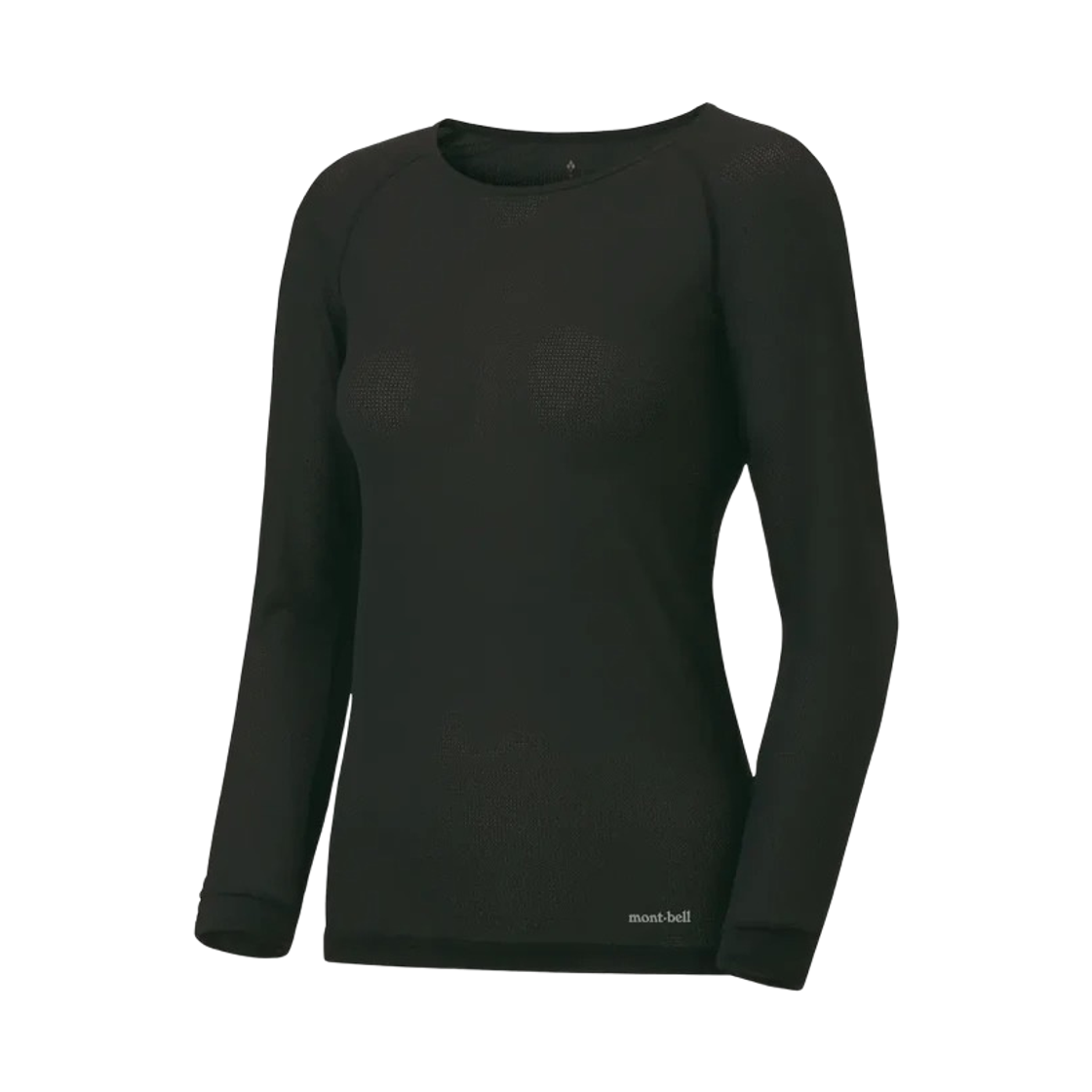 1107751 (W) Montbell Zeo-Line Cool Mesh Round Neck Shirt Black