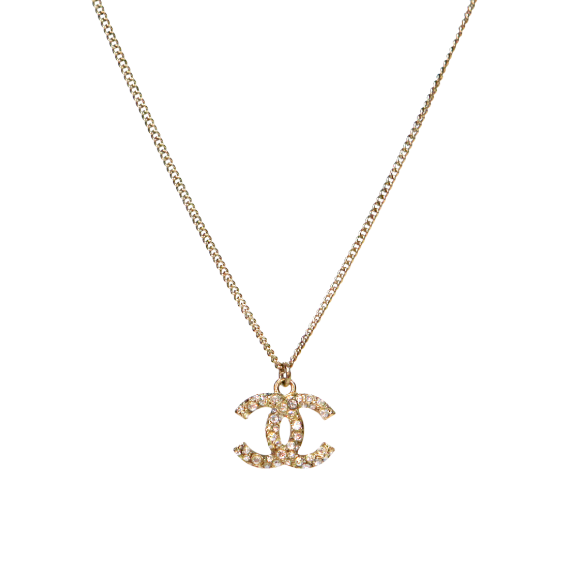 샤넬 큐빅 CC 골드 목걸이 A-B45429(Chanel Cubic CC Gold Necklace A-B45429) - 1