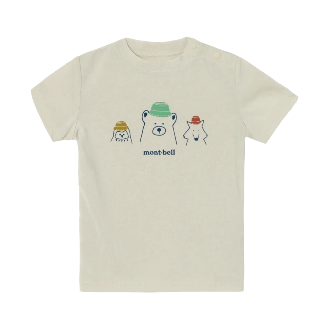 1114321 (Baby) Montbell Wickron Nakayoshi Boushi T-Shirt Ivory