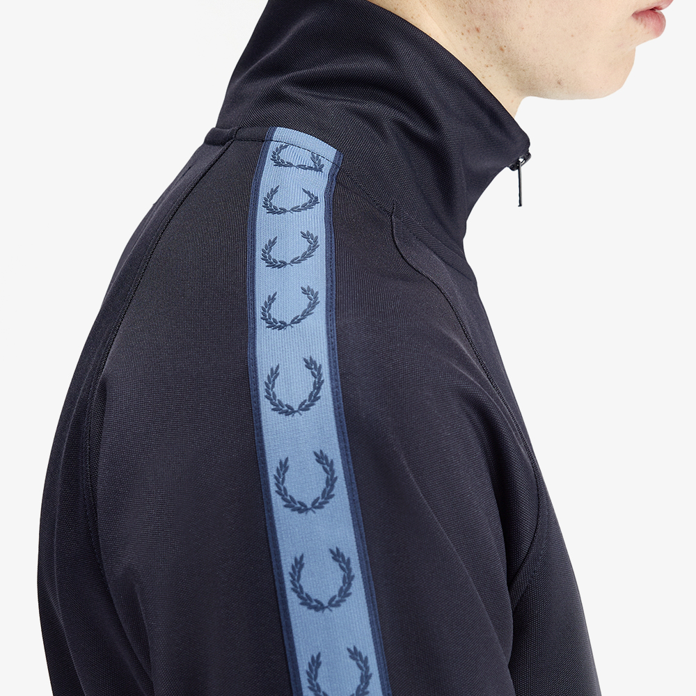 프레드페리 컨트라스트 테잎 트랙 재킷 네이비 에이스블루 테니스블루(Fred Perry Contrast Tape Track Jacket Navy Ace Blue Tennis Blue) - 5