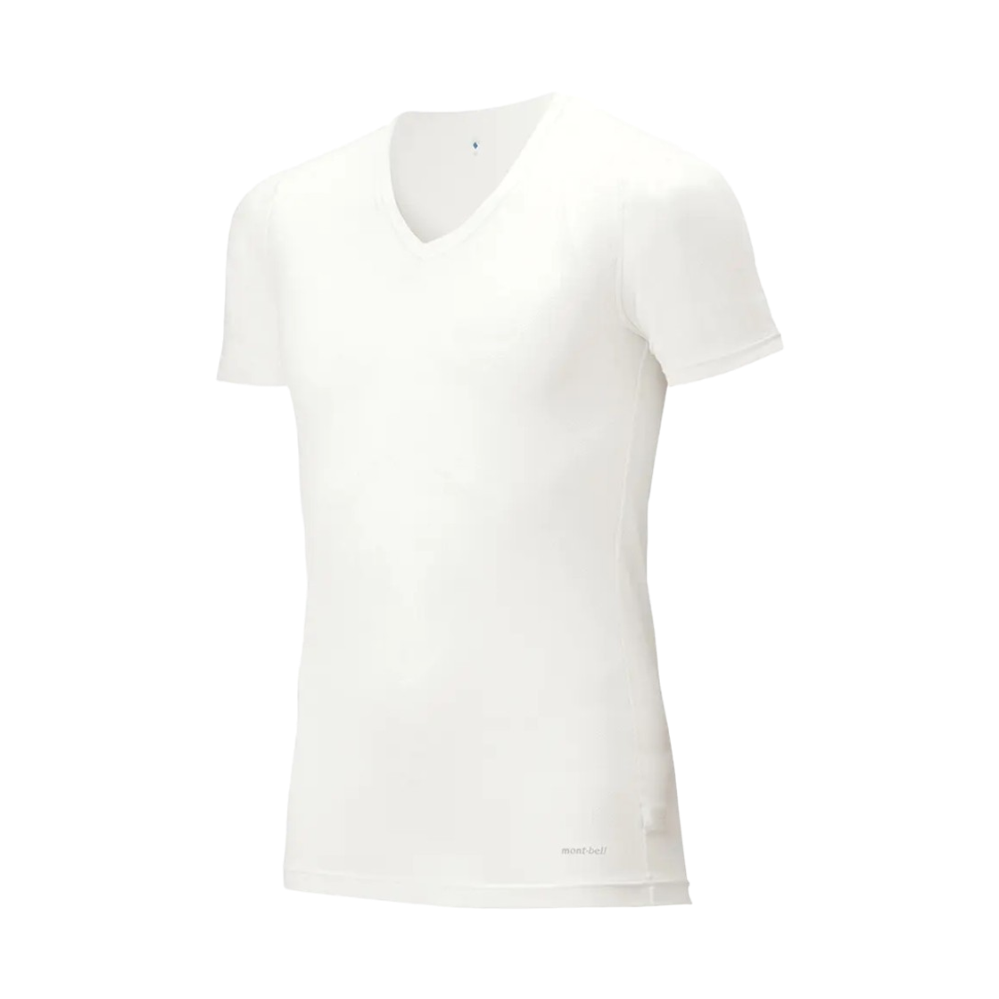 1107753 Montbell Zeo-Line Cool Mesh V-Neck T-Shirt White