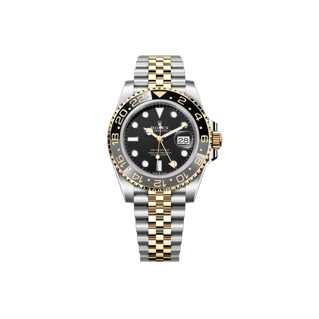 롤렉스 GMT-마스터Ⅱ 40-126713GRNR 블랙 바+도트 쥬빌리 NO.7354(Rolex GMT-Master II 40mm 126713GRNR Black Dial with Dot Jubilee Bracelet No. 7354)