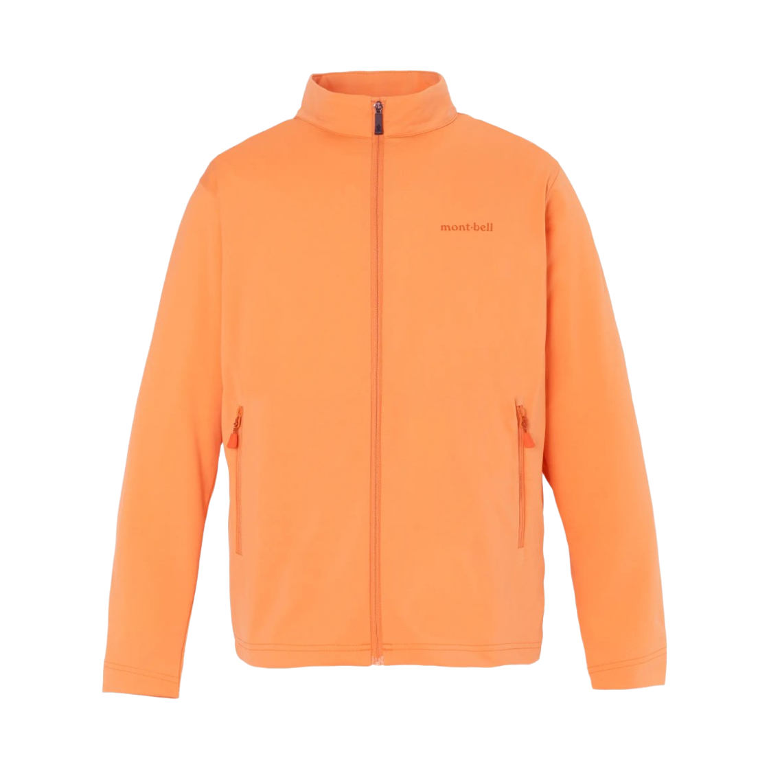 1114942 (Kids) Montbell Wickron UV-Tect Full-Zip Shirt Orange