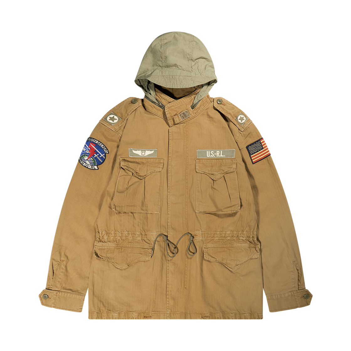 [15% 적립] 폴로 랄프 로렌 더 아이코닉 필드 자켓 베이지 카키 - 26SS([15% 적립] Polo Ralph Lauren The Iconic Field Jacket Beige Khaki - 26SS)
