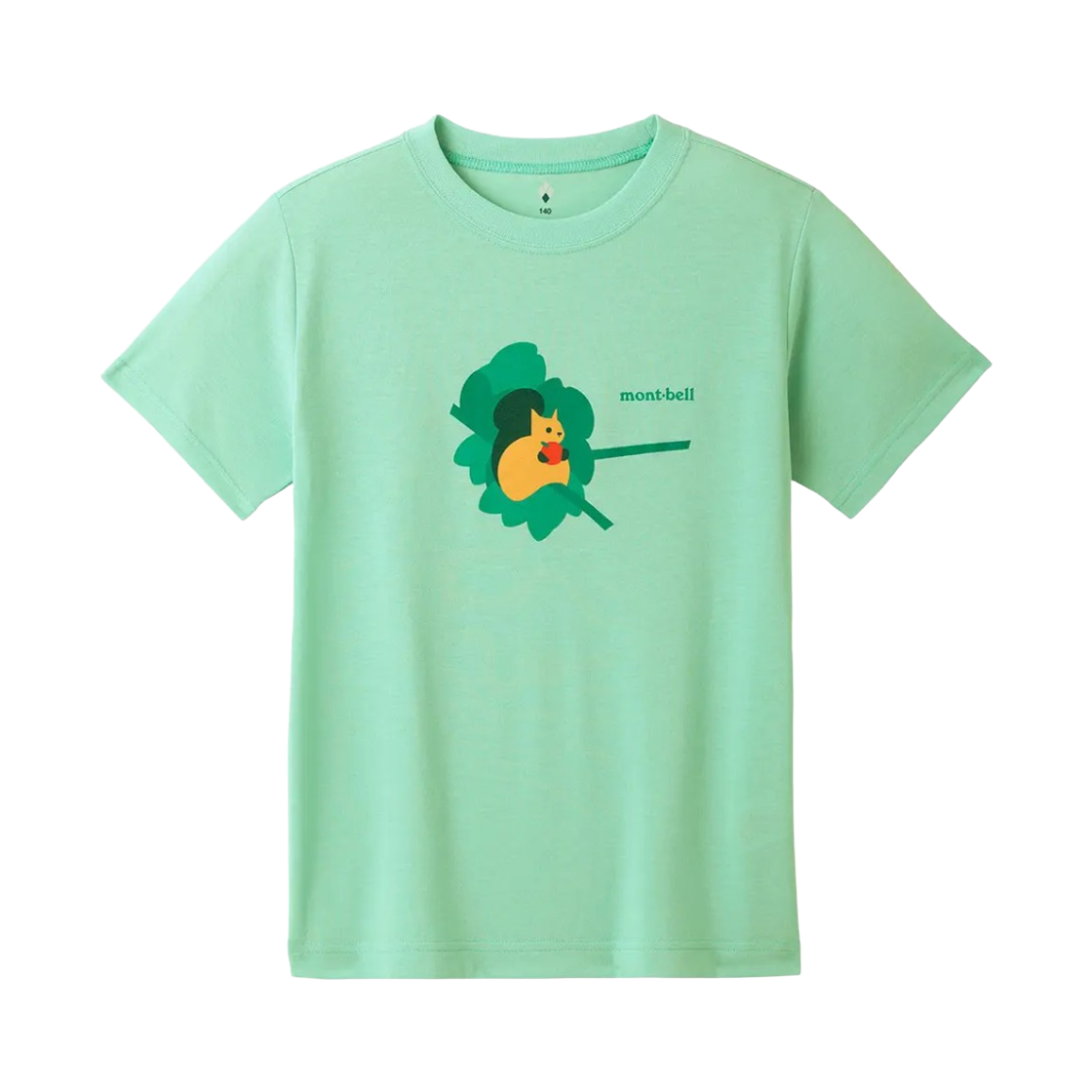 1114580 (Kids) Montbell Wickron Risu T-Shirt Ocean Wave