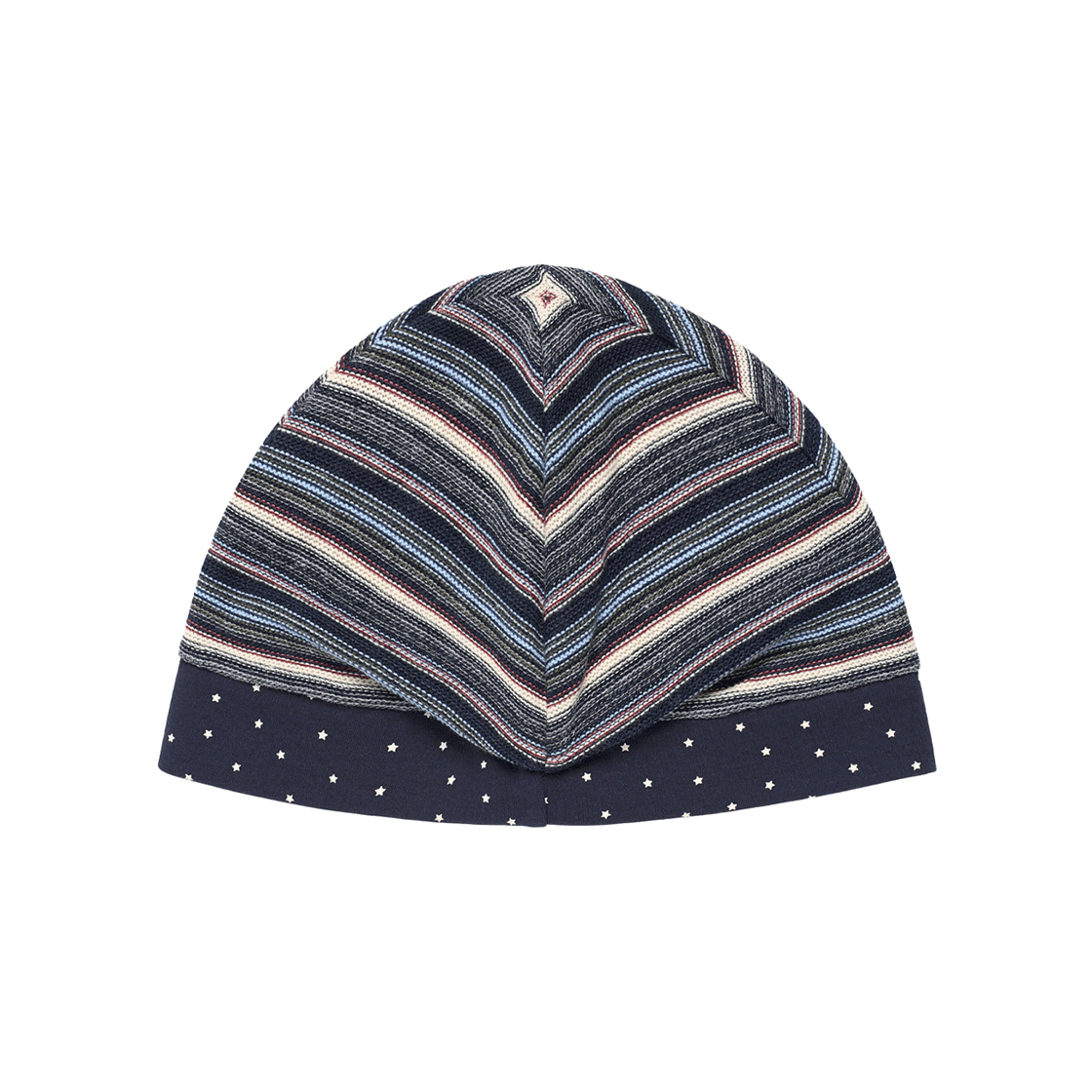 카비시 트윈 스타 스트라이프 비니(CAVISH Twin Star Striped Beanie Navy) - 2