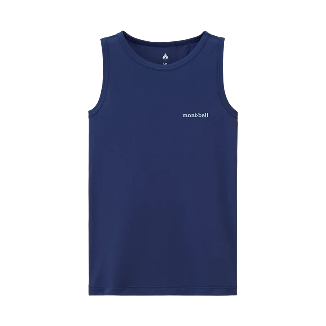 1114469 (Kids) Montbell Cool Light Sleeveless Shirt Midnight Blue