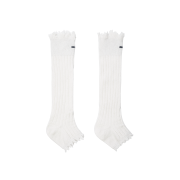 Shushu/Tong Women Embroidered Logo Sock Boots White - 26SS