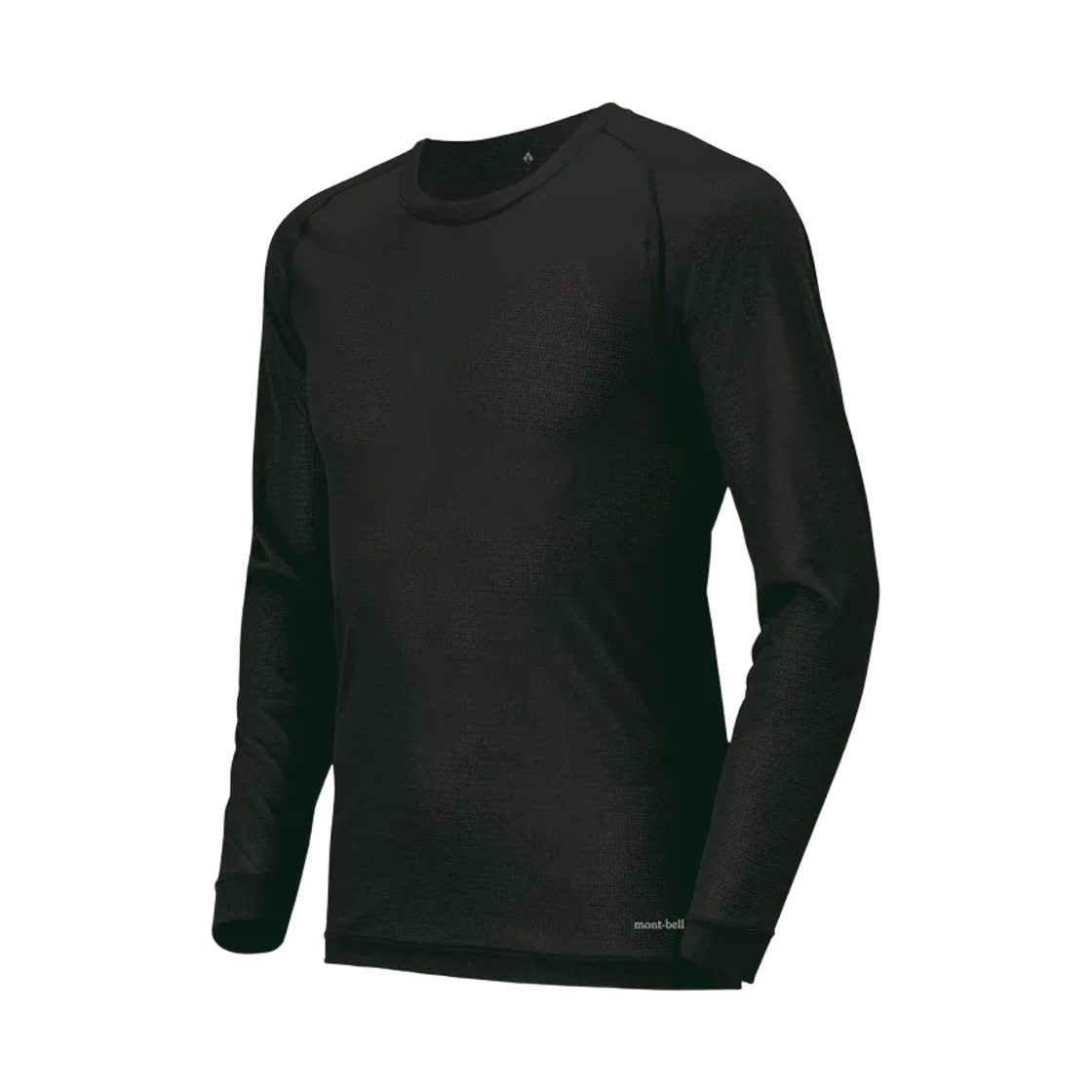 1107750 Montbell Zeo-Line Cool Mesh Round Neck Shirt Black