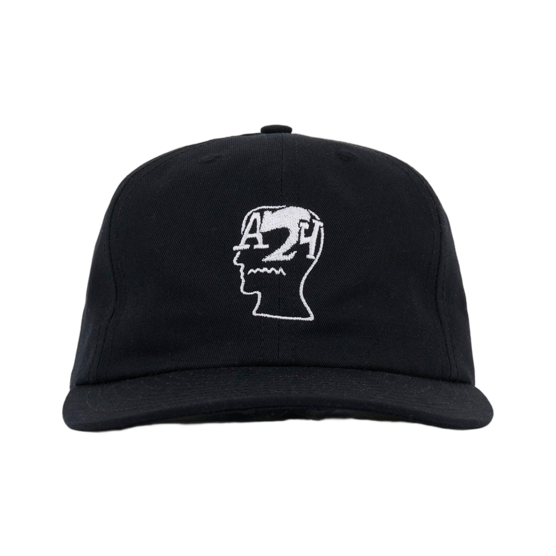 브레인 데드 x A24 6패널 햇 블랙(Brain Dead x A24 6 Panel Hat Black)