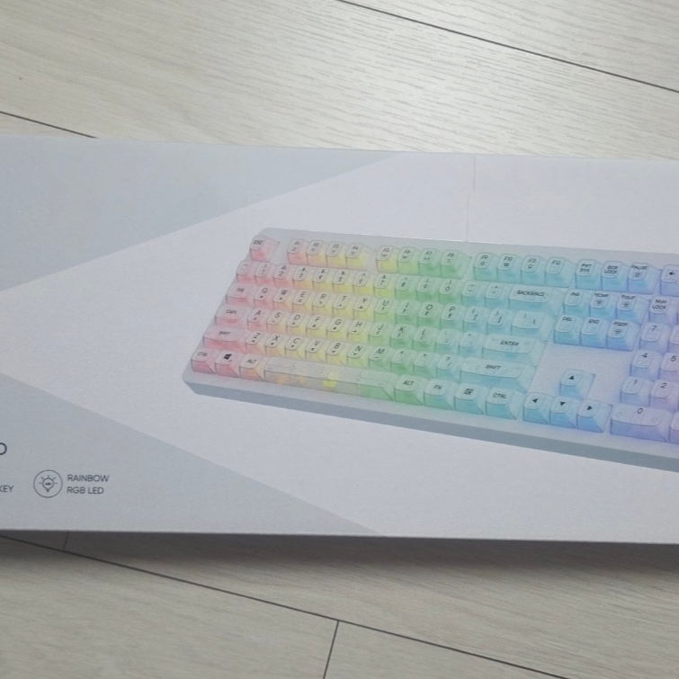 COX XM108 AURA SEEKEY Transparent Keycap Office & Gaming Keyboard 착용 스타일 - 2