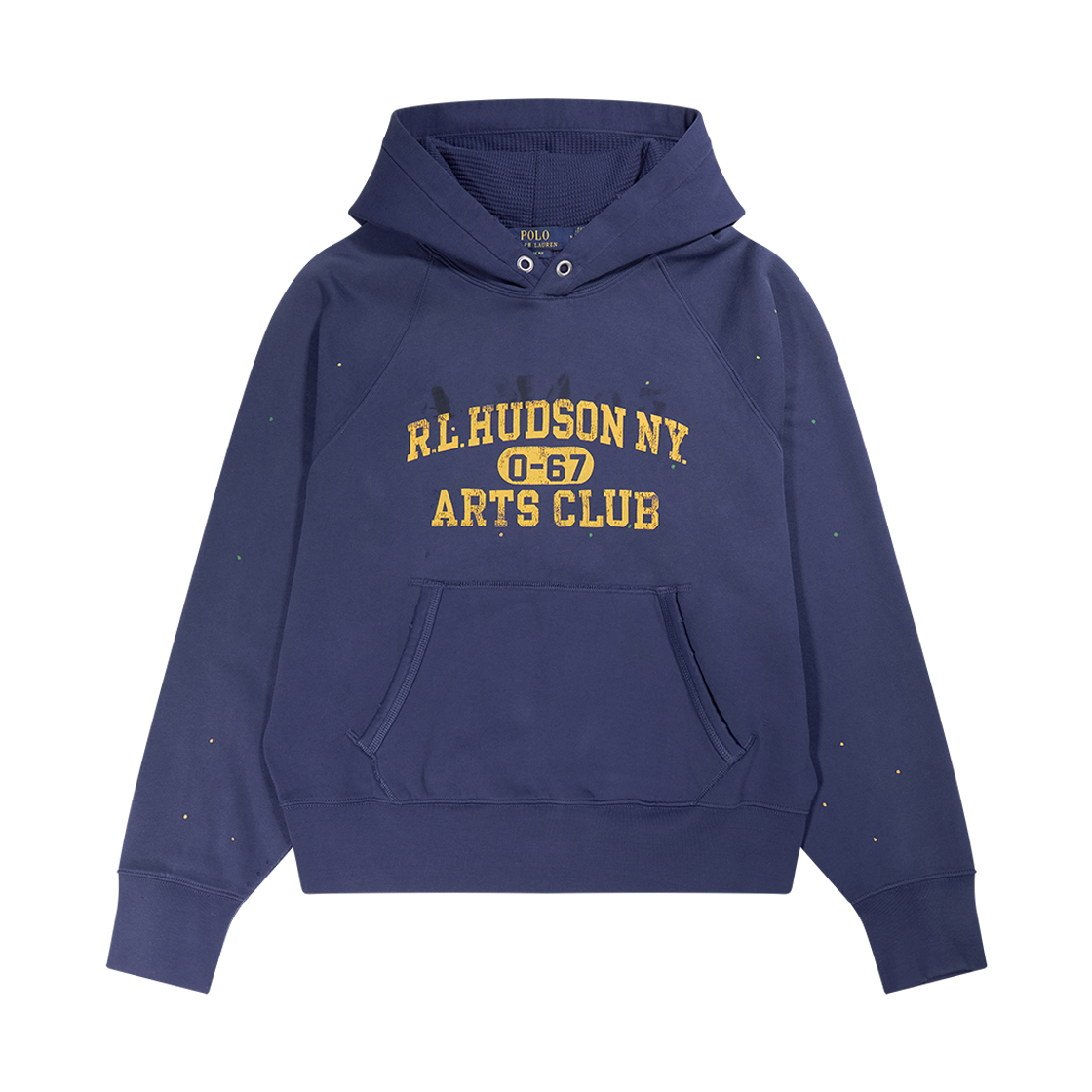 [10%적립] 폴로 랄프 로렌 빈티지 핏 플리스 그래픽 후디 네이비 - 26SS([10%적립] Polo Ralph Lauren Vintage Fit Fleece Graphic Hoodie Navy - 26SS)