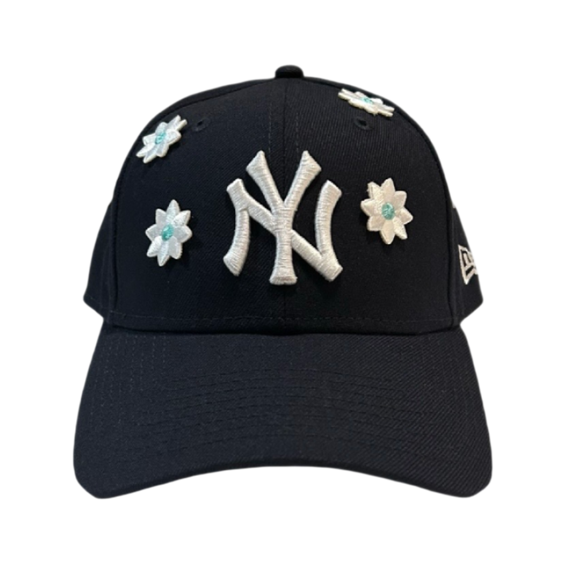N-9forty-TF NICK GEAR 3D Flower Cap Black (Tiffany Badge)