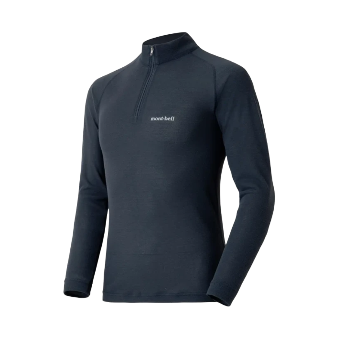 1107734 Montbell Zeo-Line Light Weight High Neck Shirt Navy
