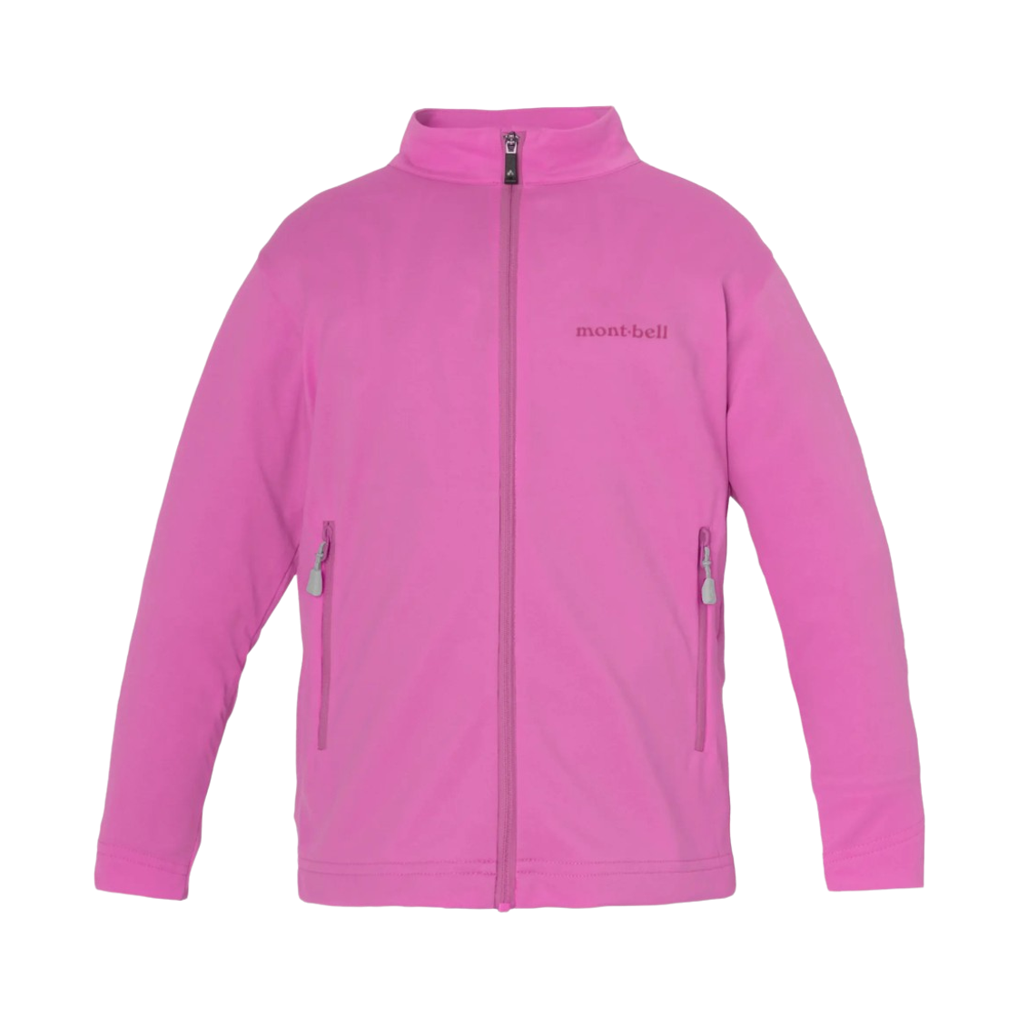 1114943 (Kids) Montbell Wickron UV-Tect Full-Zip Shirt Pink