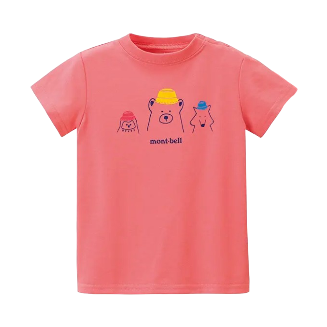 1114321 (Baby) Montbell Wickron Nakayoshi Boushi T-Shirt Rose Pink