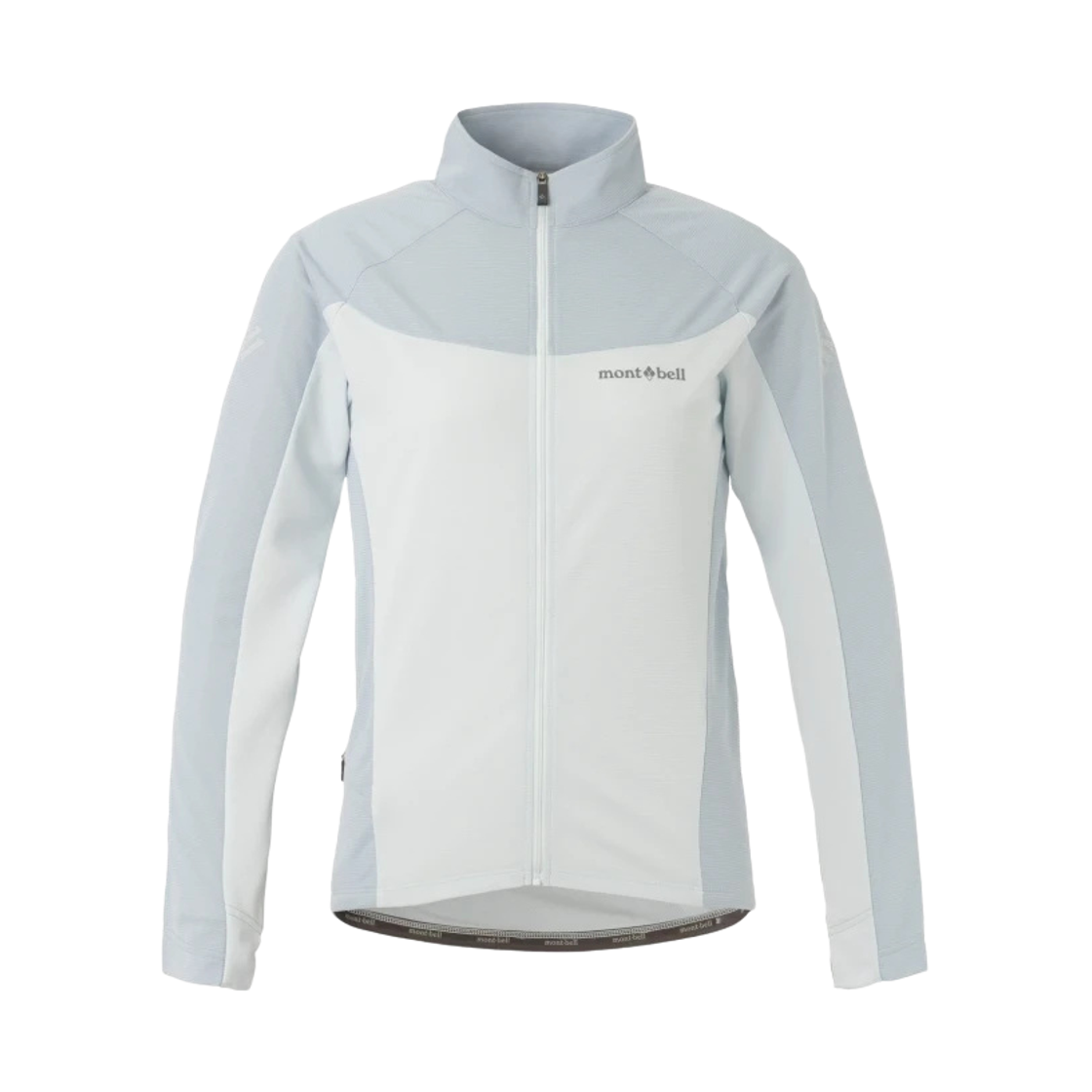 1130722 (W) Montbell Cycool Long Sleeve Zip Shirt Light Blue