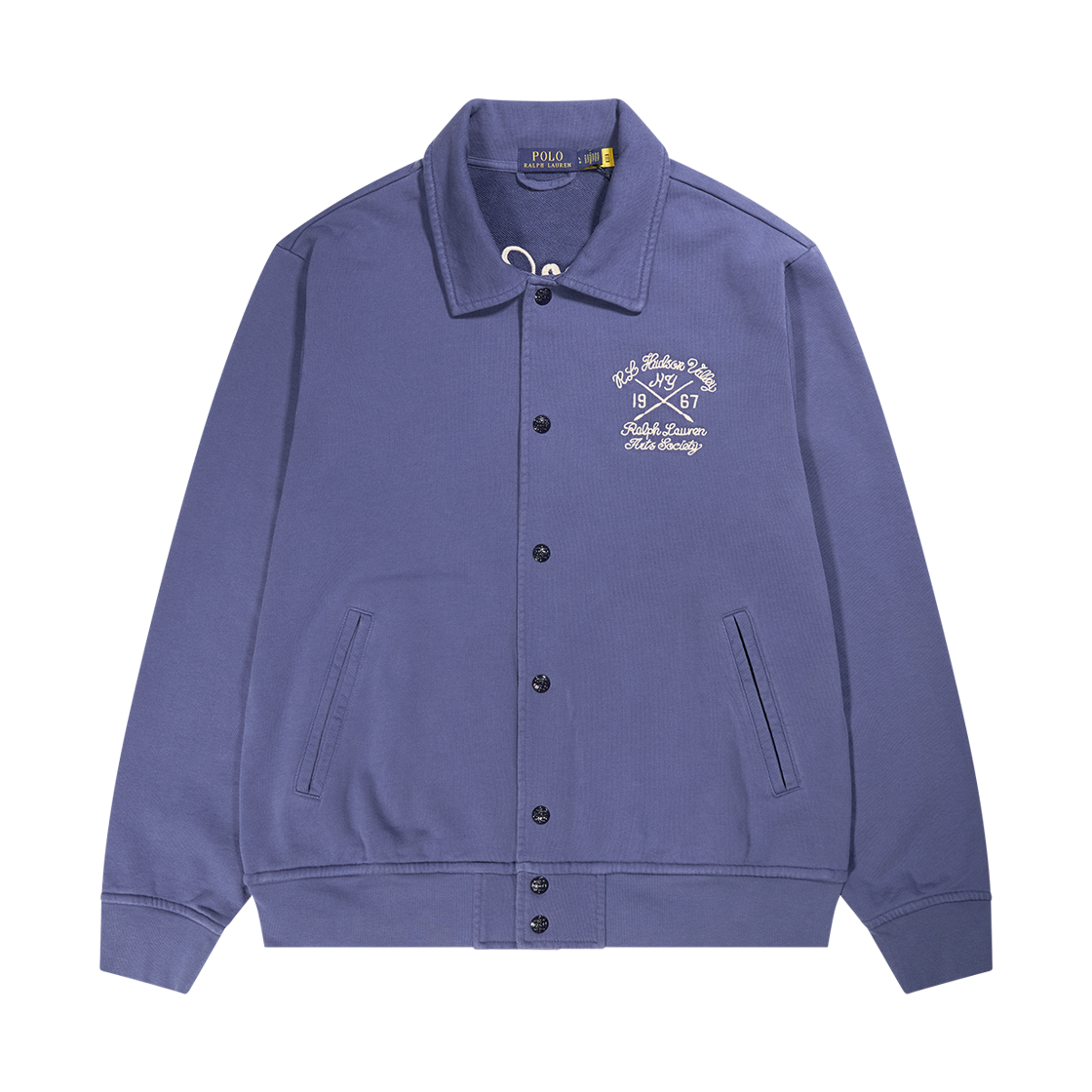 KM6AOTBRL50BL [10%적립] Polo Ralph Lauren Embroidered Loopback Fleece Jacket Navy - 26SS