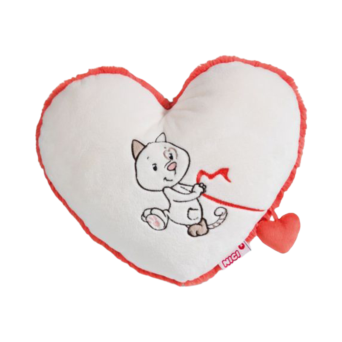 니키 러브캣 하트 쿠션 26x22cm([KREAM 단독] NICI Love Cat Heart Cushion 26x22cm)