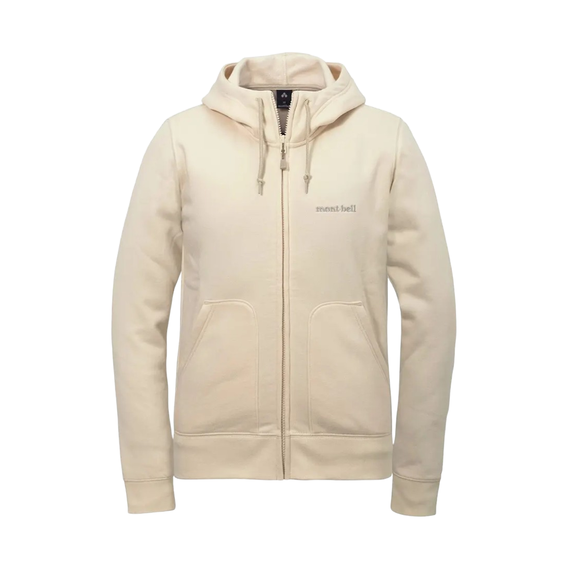 2104850 (W) Montbell Cotton Full-Zip Hooded Sweatshirt Ivory