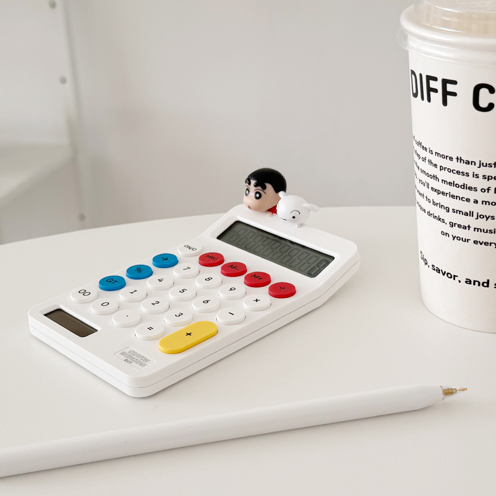 애니모어 짱구는못말려 짱구&흰둥이 피규어 계산기(Animore CRAYON SHINCHAN shinchan&shiro electronic calculator) - 2