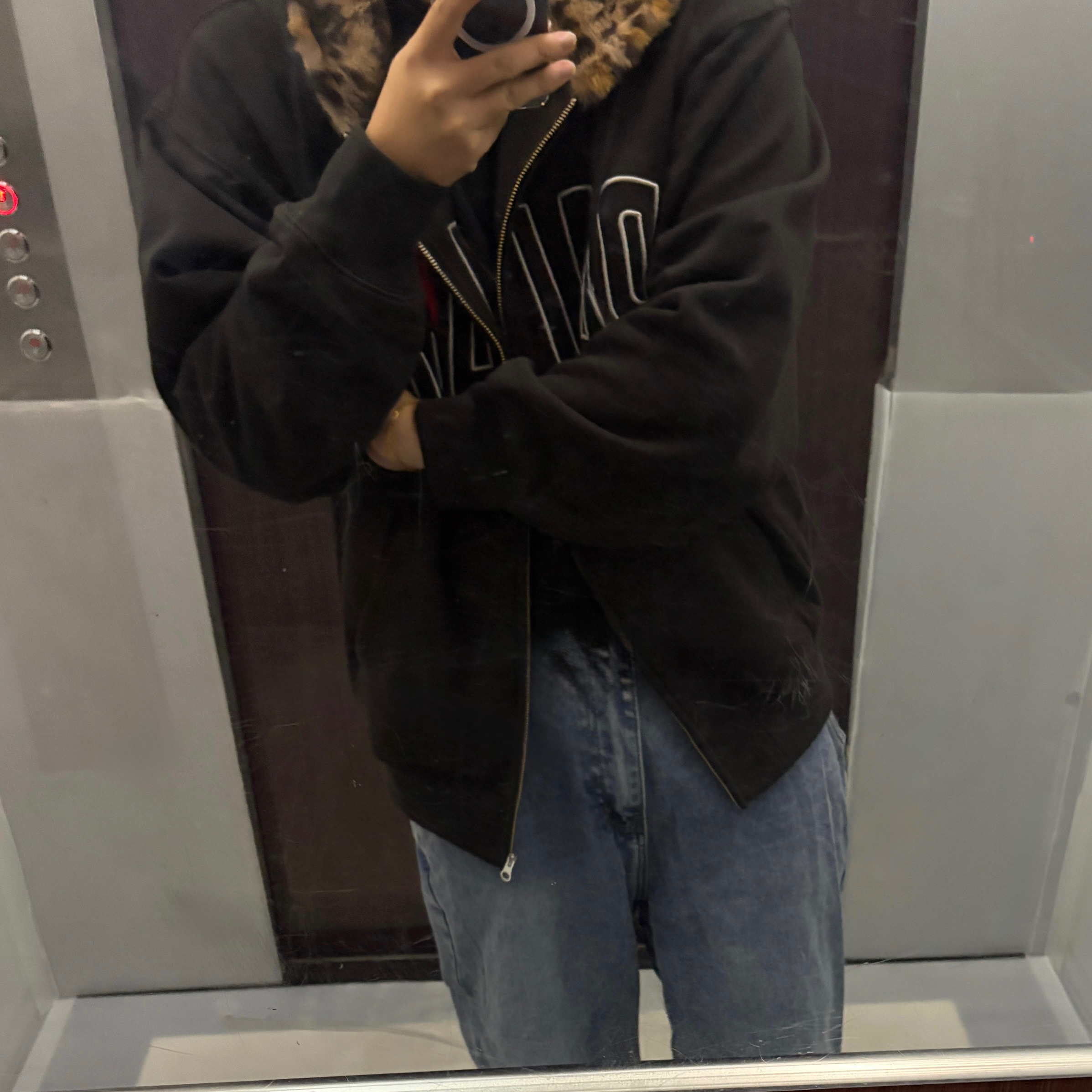 Palace Claw Zip Hood Black - 25FW 착용 스타일