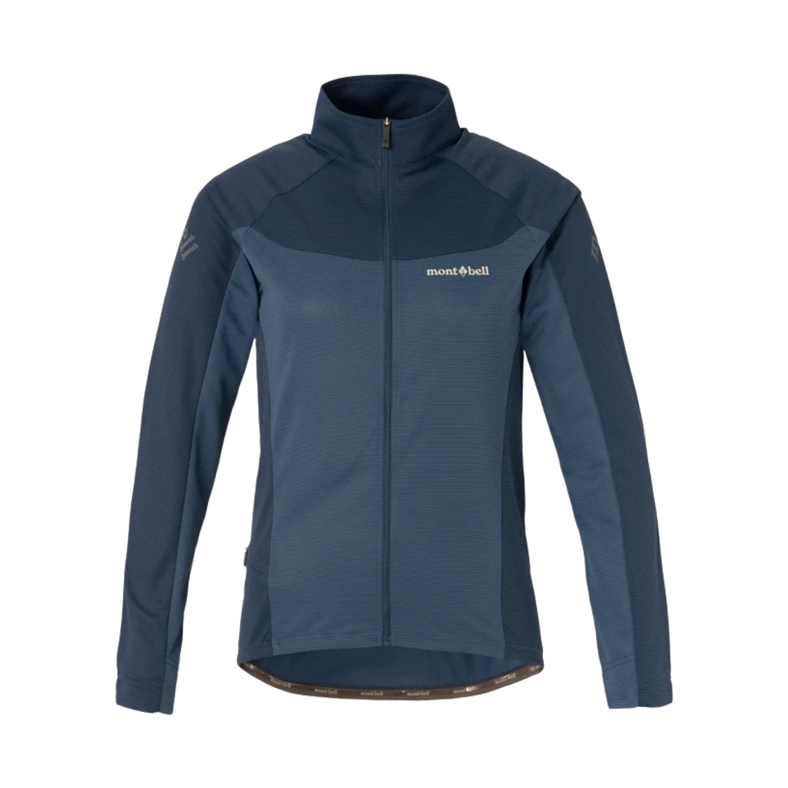 1130722 (W) Montbell Cycool Long Sleeve Zip Shirt Navy