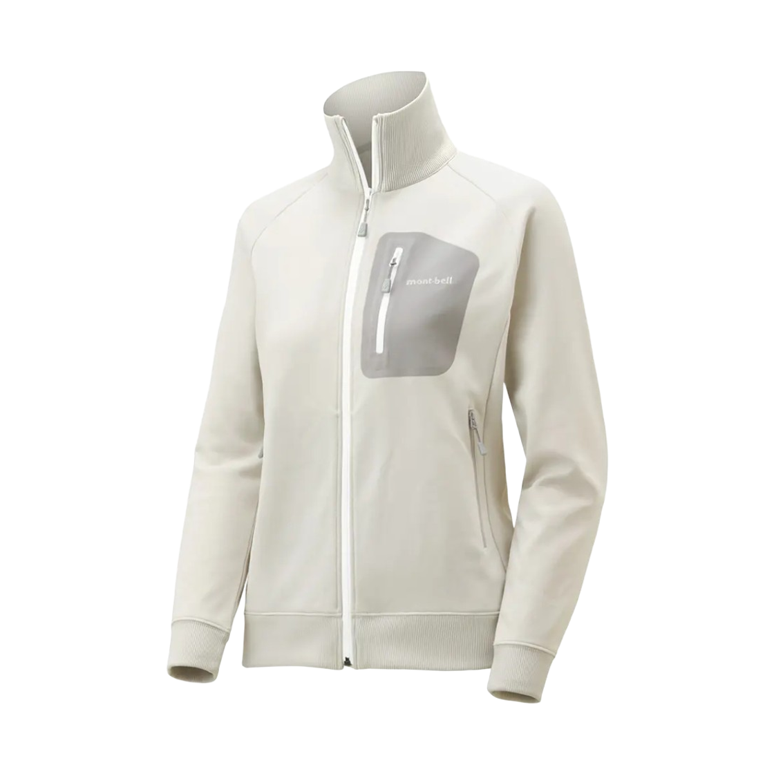 1114391 (W) Montbell Mountain Jersey Jacket White Smoke