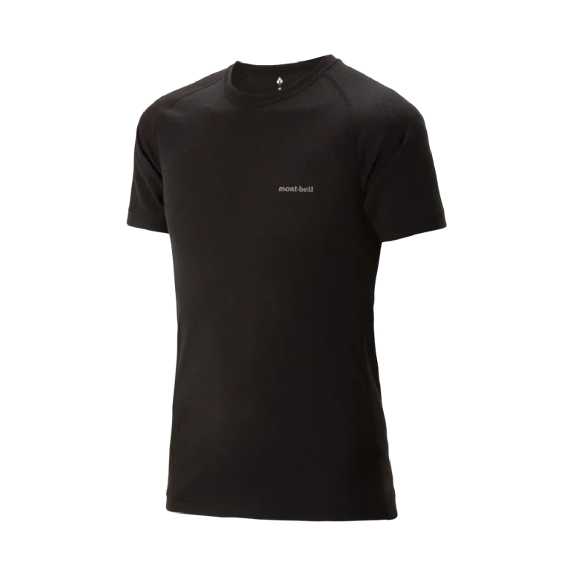 1107782 Montbell Super Merino Wool Middle Weight T-Shirt Black