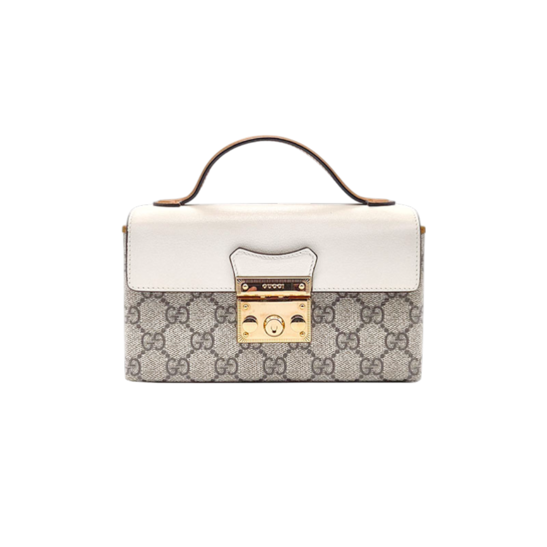 구찌 GG 수프림 패드락 탑핸들 숄더백 미니 (652683) L515893(Gucci GG Supreme Padlock Mini Top Handle Shoulder Bag) - 1