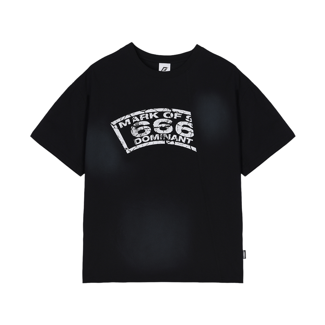 도미넌트 마크 오브 식스 티셔츠 블랙(Dominant Mark Of Six T-Shirts Black)
