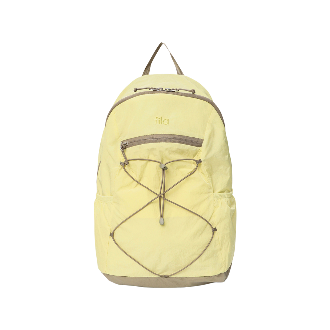 [6% 적립] 휠라 경량 스트링 백팩 v2 라이트옐로우([6% 적립] FILA Lightweight String Backpack v2 Light Yellow)