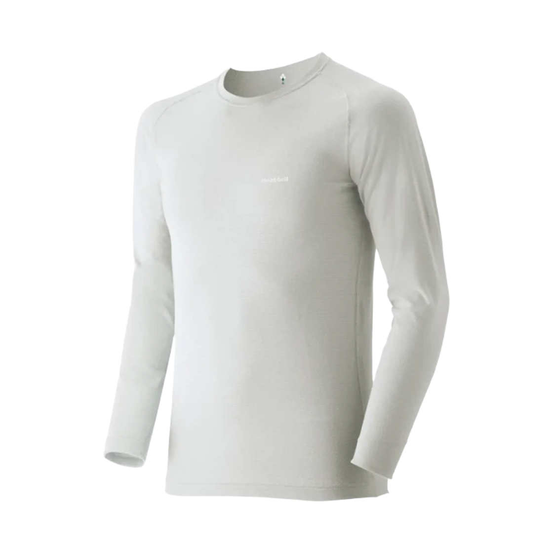 1107732 Montbell Zeo-Line Light Weight Round Neck Shirt Light Gray