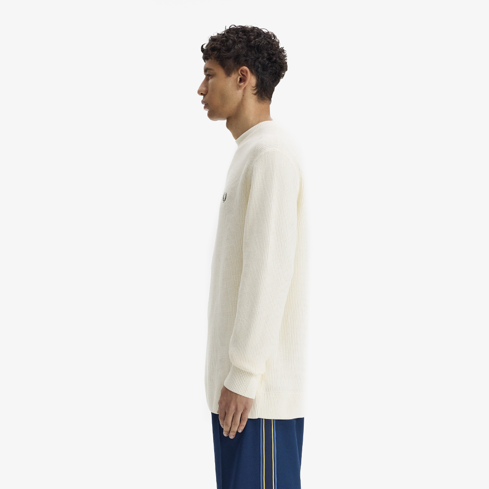 프레드페리 텍스쳐드 니트 에크루(Fred Perry Textured Knit Ecru) - 3