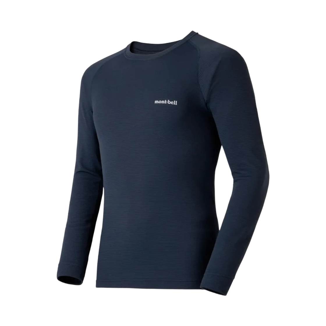 1107704 Montbell Zeo-Line Middle Weight Round Neck Shirt Navy